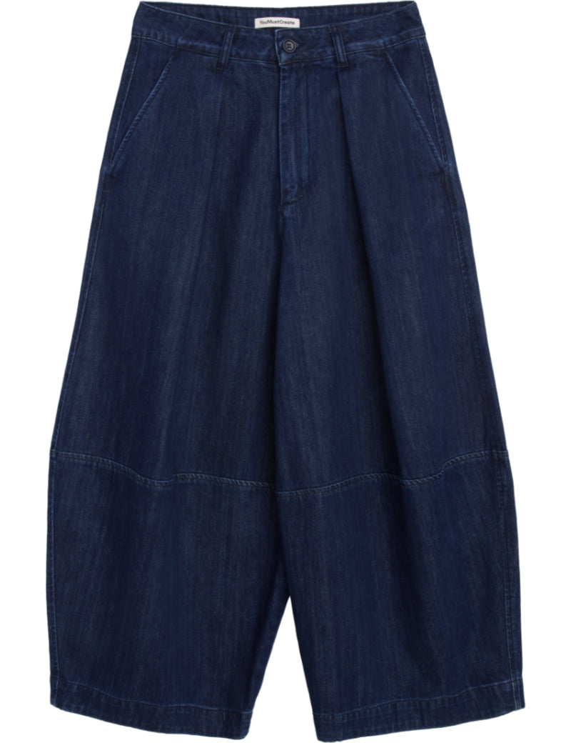 YMC Deadbeat Trouser Indigo Denim Front