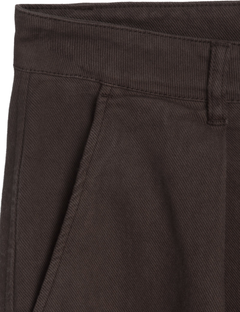 YMC Deadbeat Trouser Twill Brown Waistband