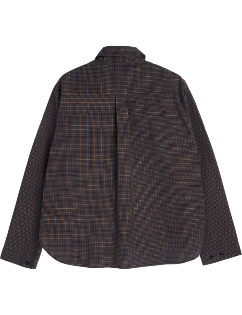 YMC Eva Shirt Check Grey, Multi Back