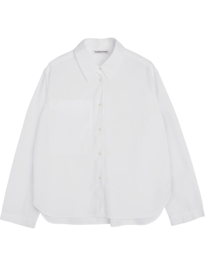 YMC Eva Shirt Poplin White Front