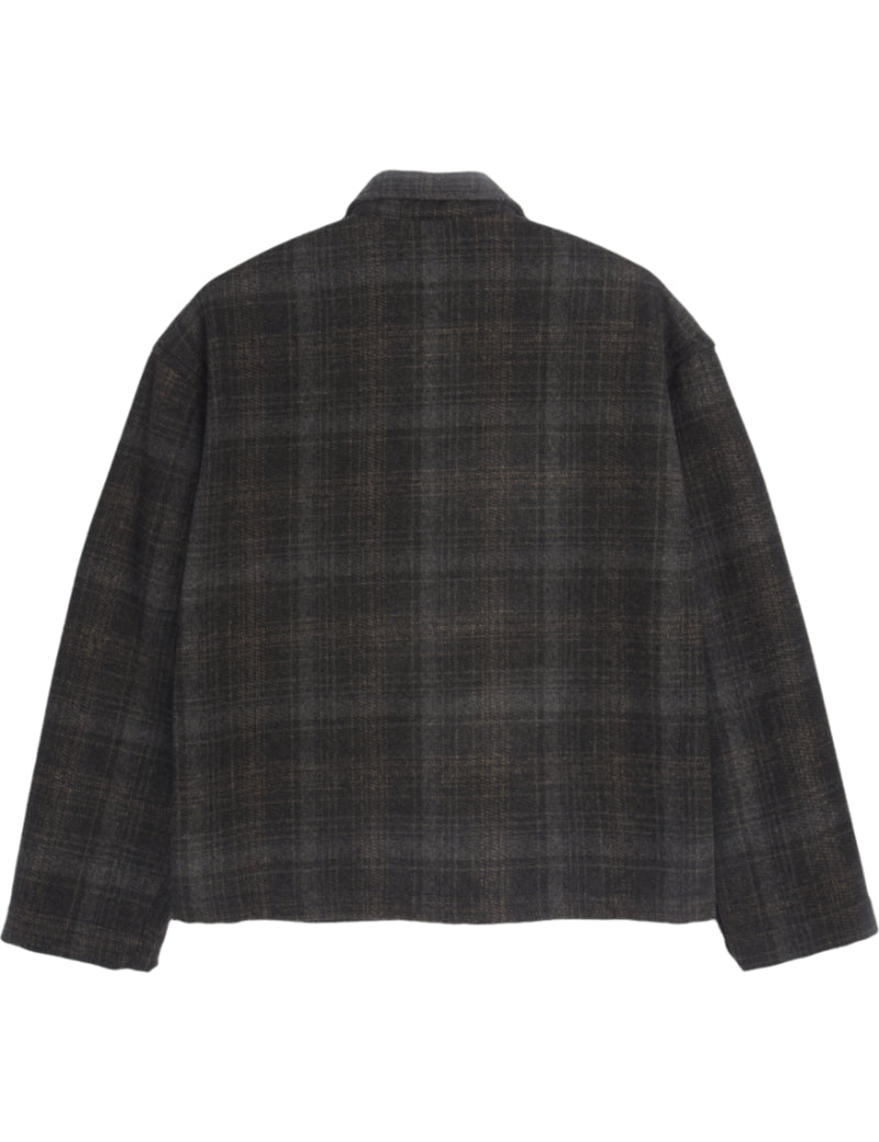 YMC PJ Overshirt Brown Multi Back 