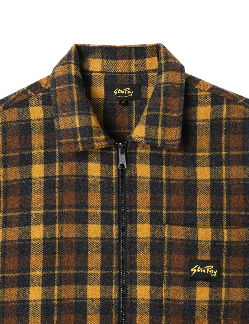 Stan Ray Zip Shirt Acorn Plaid