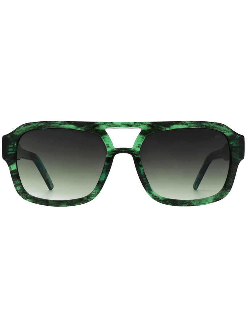 A.Kjaerbede Kaya Sunglasses Green Marble