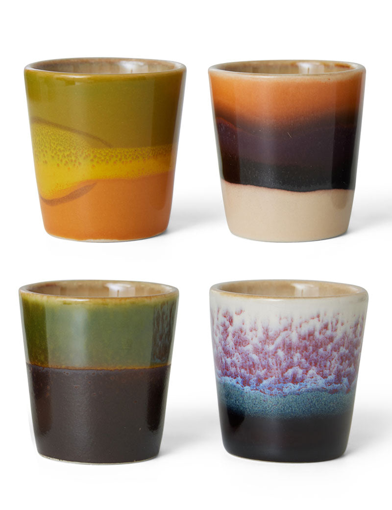 HKliving 70s Ceramics Egg Cups Island Set Of 4