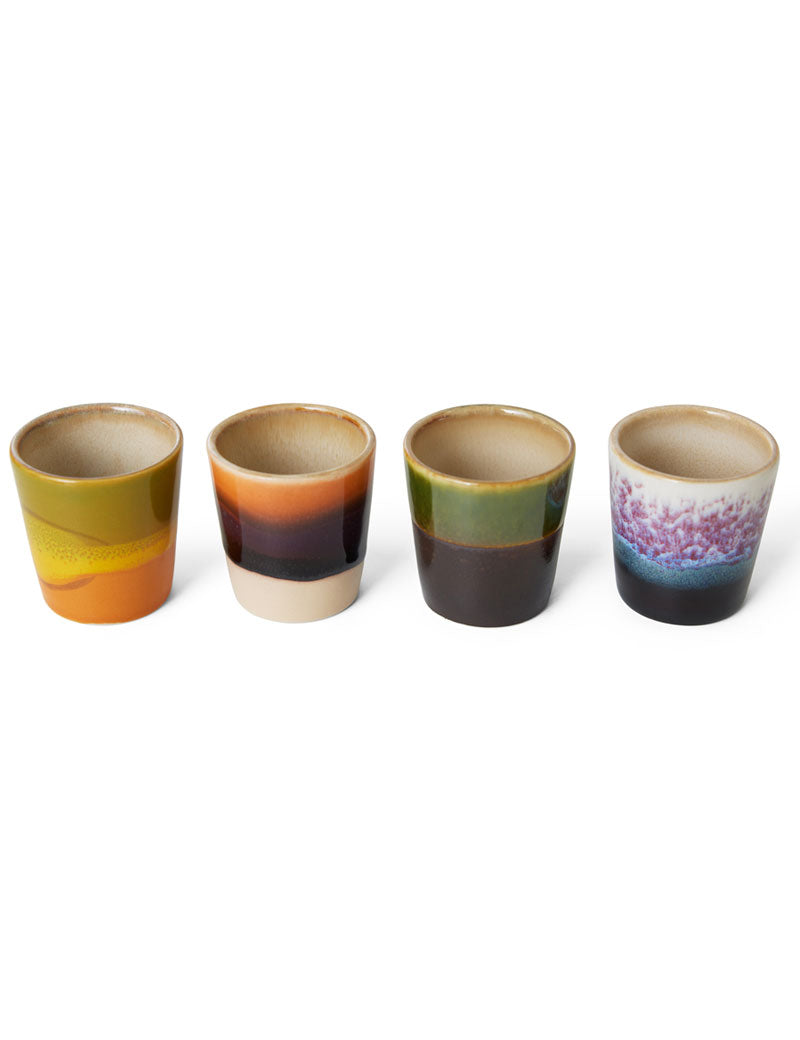HKliving 70s Ceramics Egg Cups Island Set Of 4