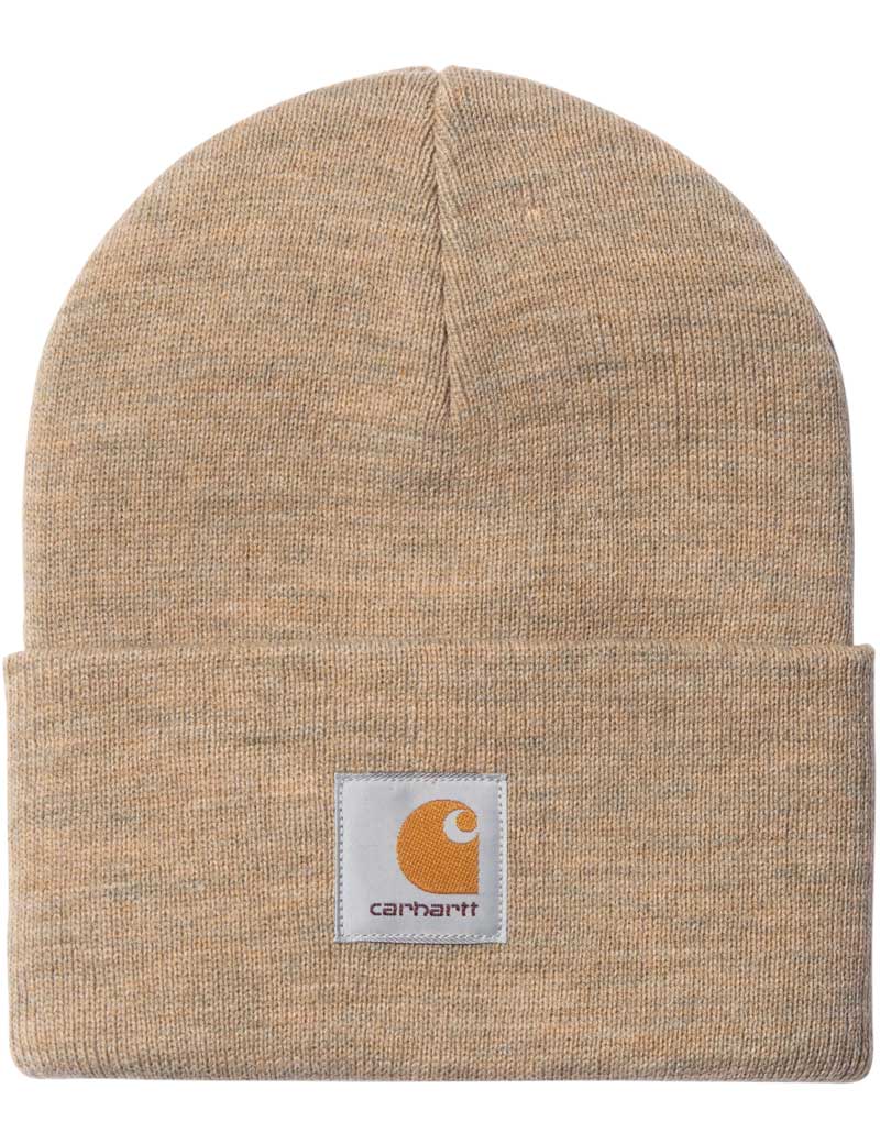 CARHARTT WIP ACRYLIC WATCH HAT GLASSY LEATHER HEATHER