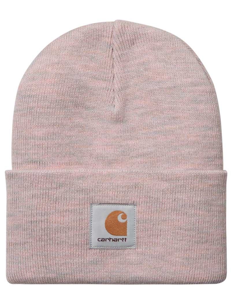 CARHARTT WIP ACRYLIC WATCH HAT GLASSY PINK HEATHER