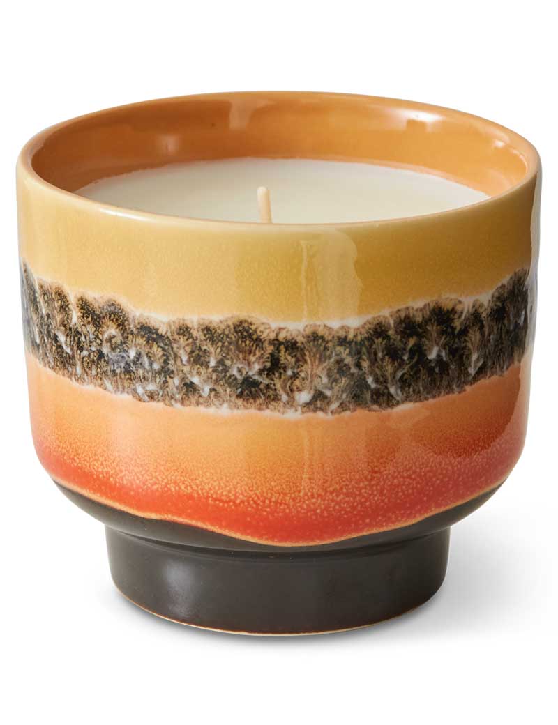 HK Living 70s Ceramics Small Scented Candle Tulum