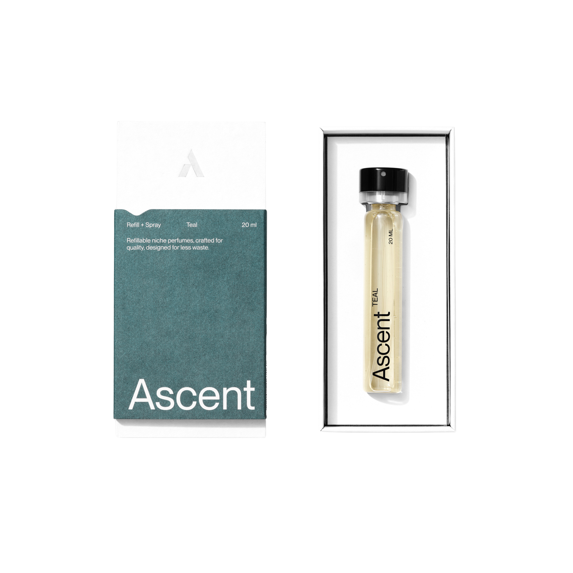 Ascent Teal Parfum Refill Spray Unboxed