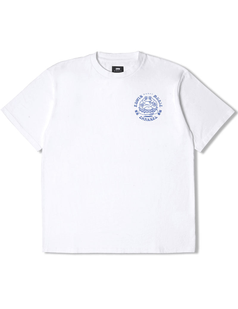 EDWIN MUSIC CHANNEL T-SHIRT WHITE