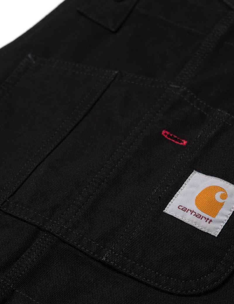 Carhartt Bib Overall Black Rinsed