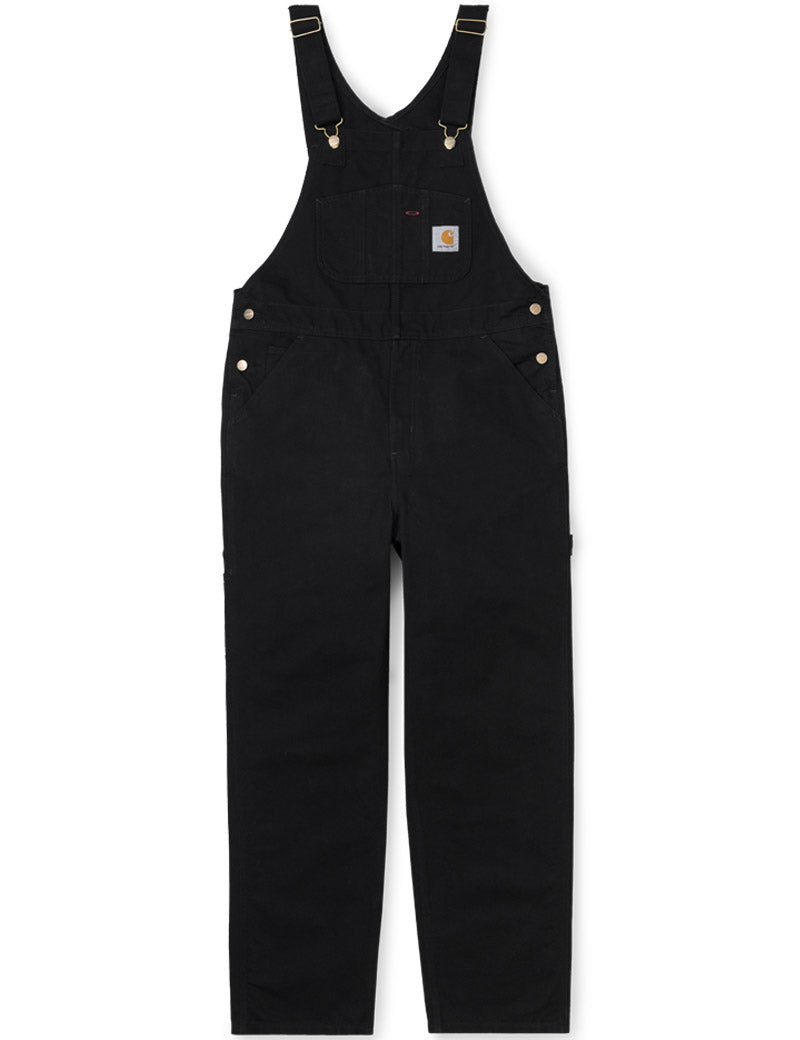 Carhartt Bib Overall Black Rinsed