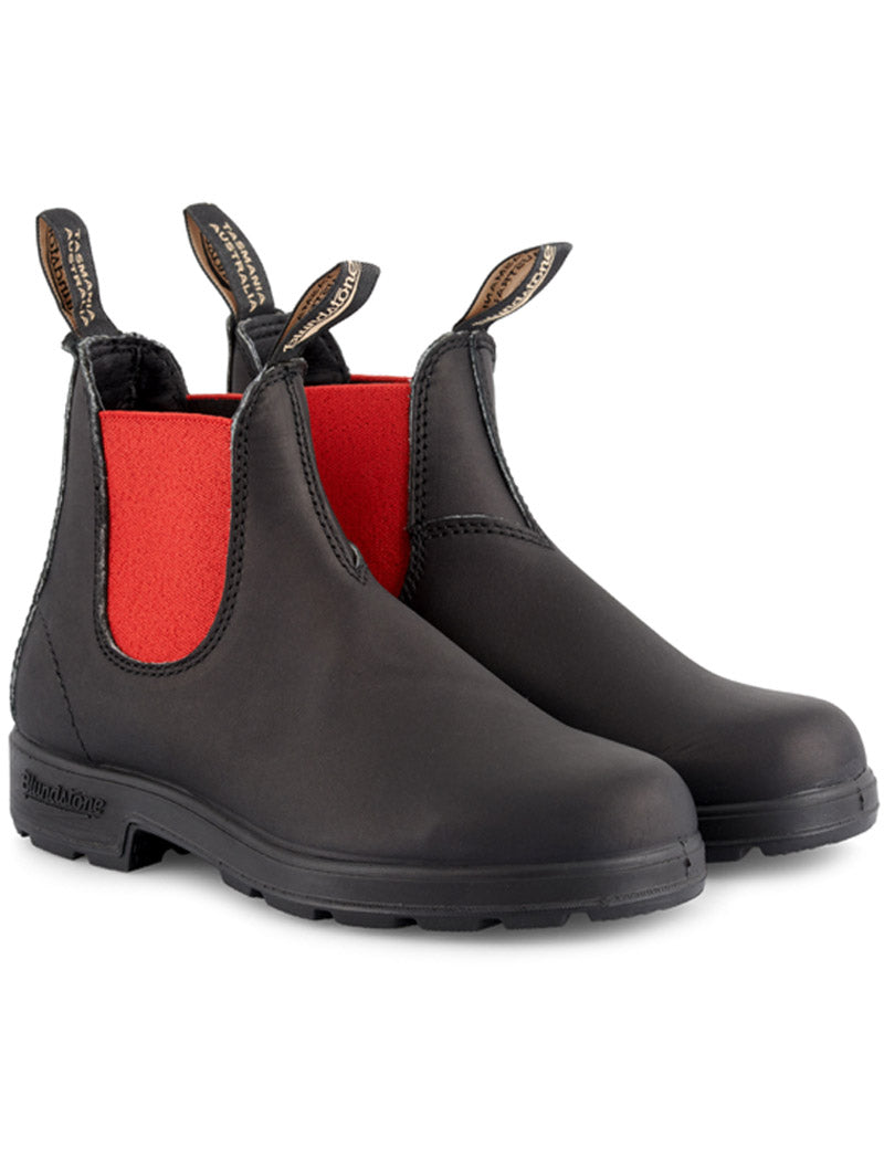 Blundstone 508 Voltan Black Red Chelsea Boots