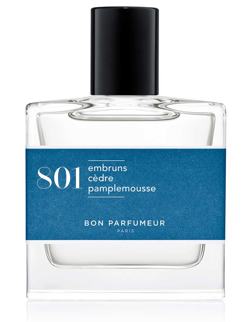 BON PARFUMEUR EAU DE PARFUM 801 SEA SPRAY CEDAR GRAPEFRUIT 30ML