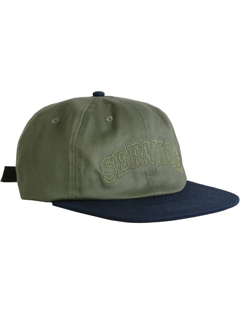 Service Works Arch Logo Cap Olive Navy