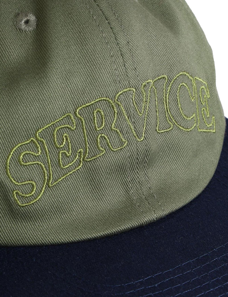 Service Works Arch Logo Cap Olive Navy