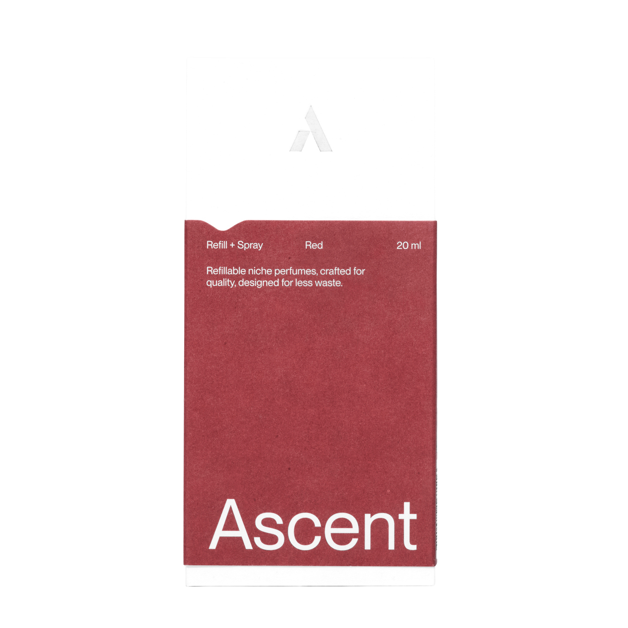 Ascent Red Parfum Refill Spray Boxed