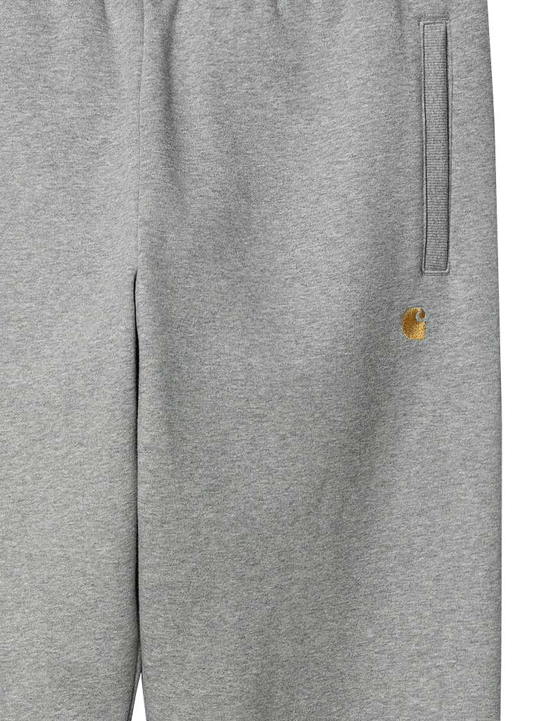 Carhartt Wip Chase Sweatpants Grey Heather Gold