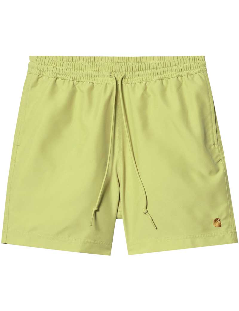 CARHARTT WIP CHASE SWIM SHORTS TRUNKS ARCTIC LIME