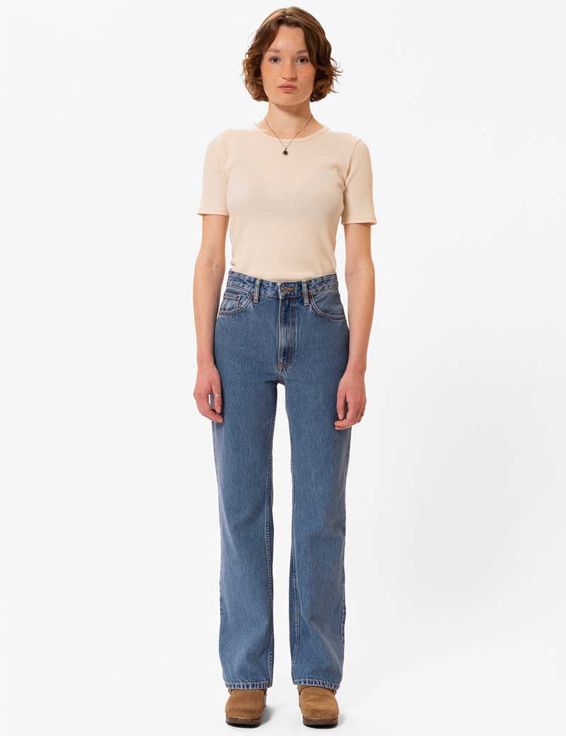 NUDIE JEANS CO CLEAN EILEEN CASUAL BLUE