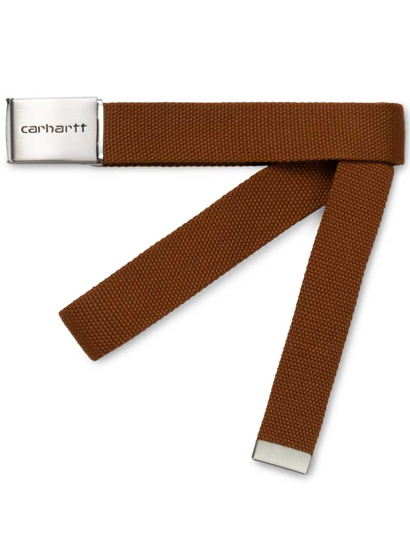 Carhartt Clip Belt Chrome Brandy