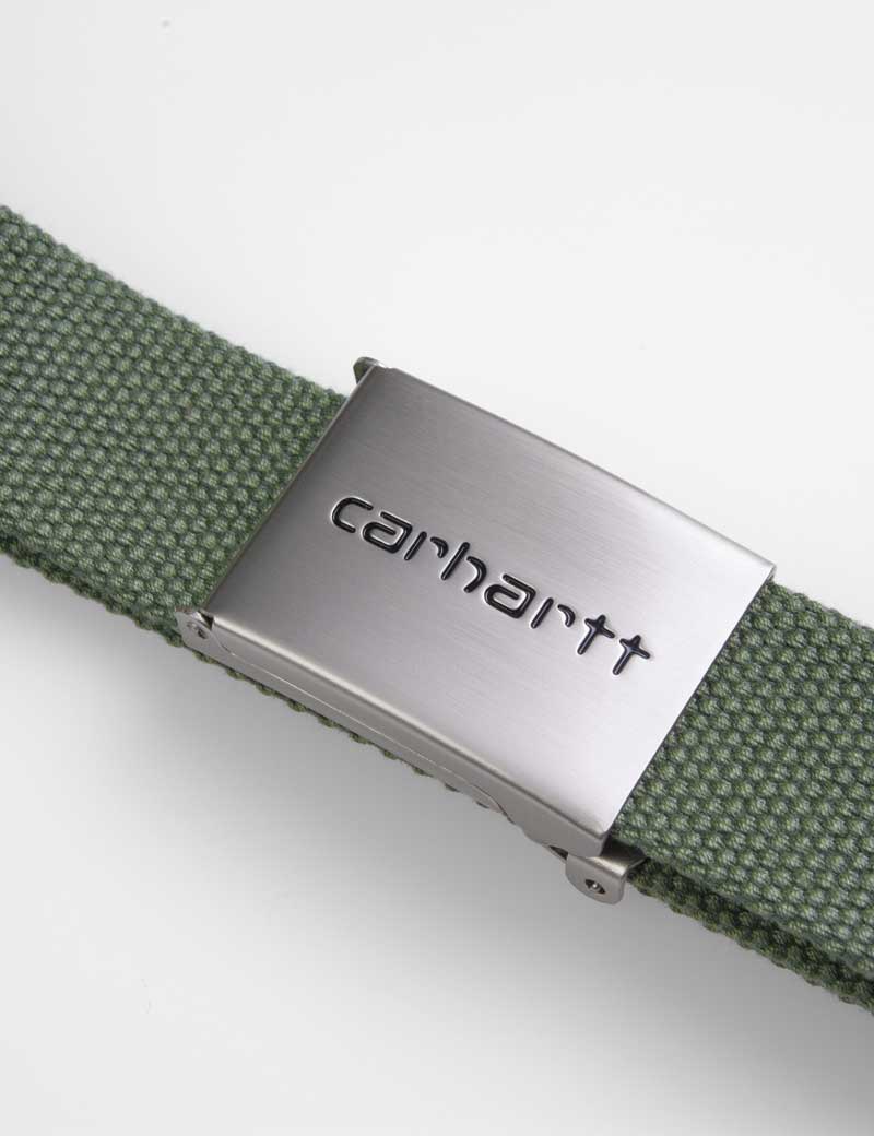 Carhartt Clip Belt Chrome Dollar Green