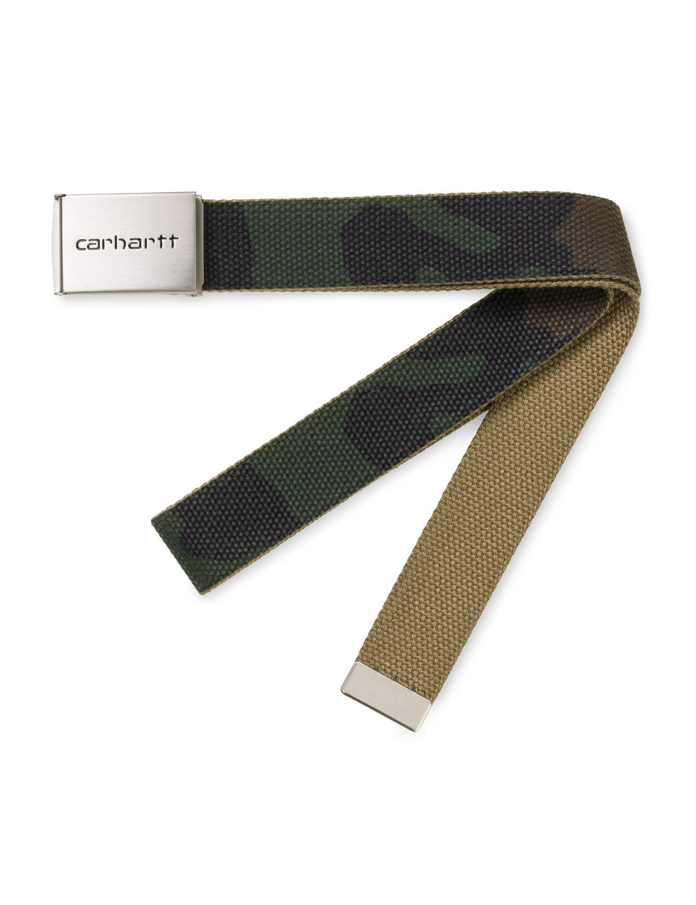 Carhartt Clip Belt Chrome Camo Laurel