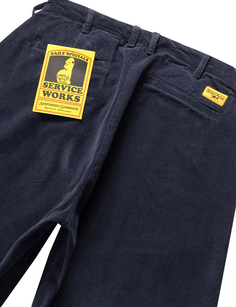 Service Works Part Timer Corduroy Pant Navy