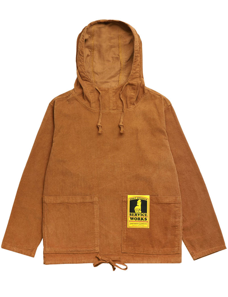 SERVICE WORKS CORDUROY MARKET SMOCK PECAN