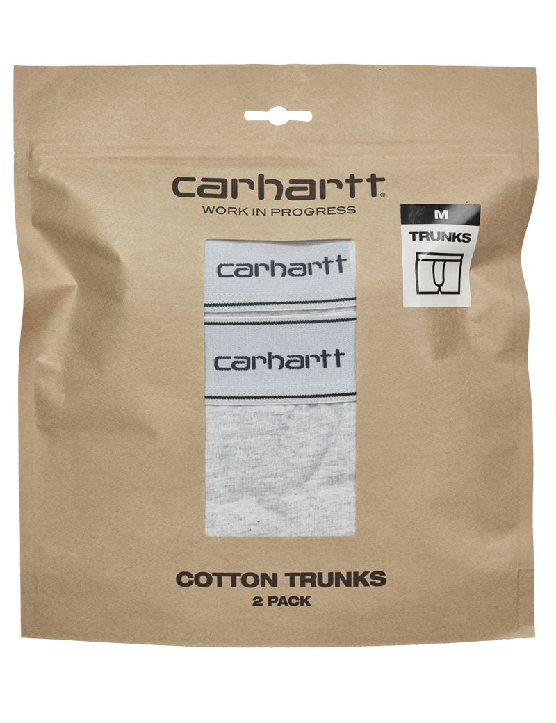 Carhartt Wip Cotton Script Boxers Ash Heather