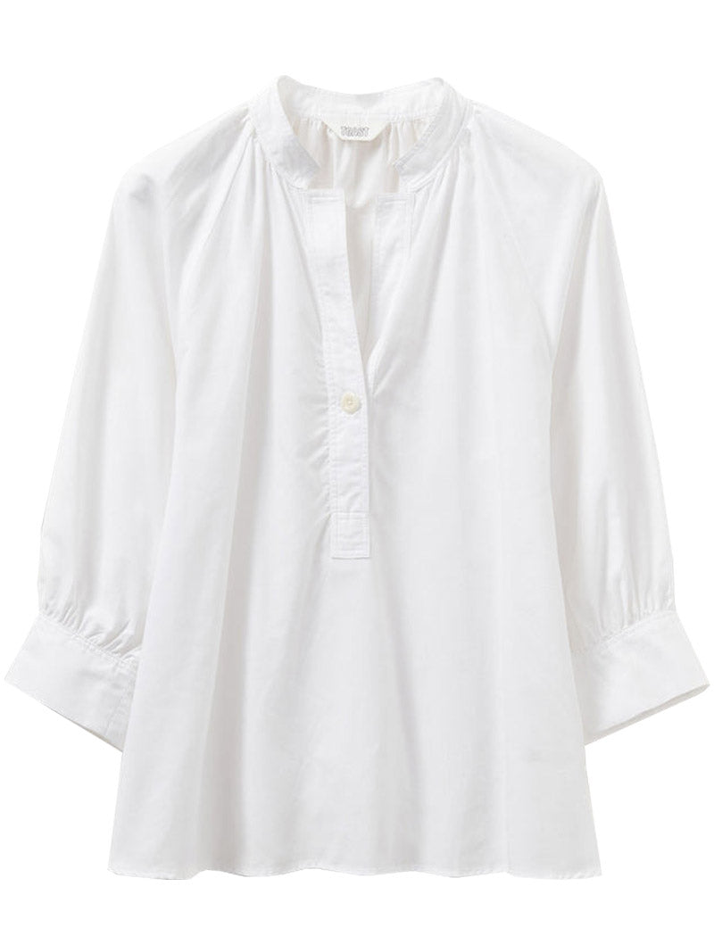 TOAST COTTON OXFORD EASY SHIRT WHITE