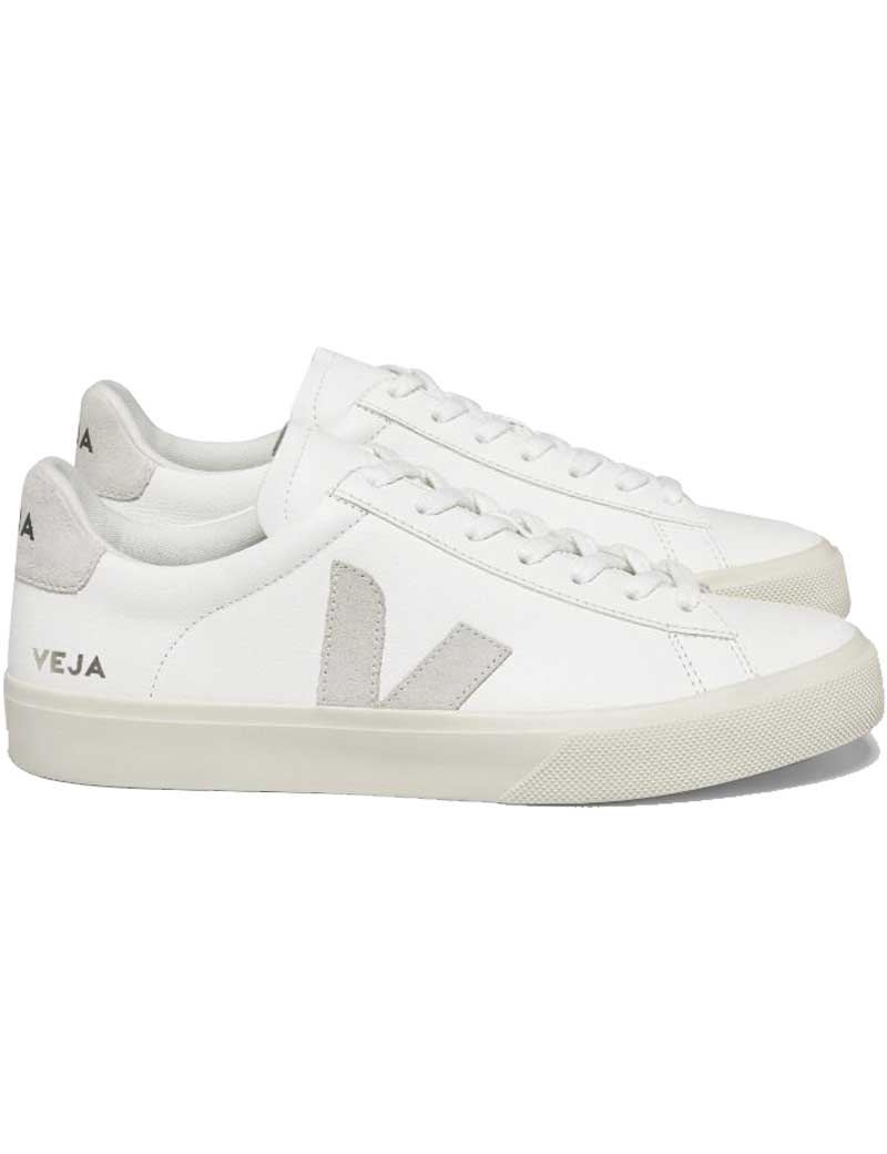 Veja Campo Leather Trainers White Natural Womens