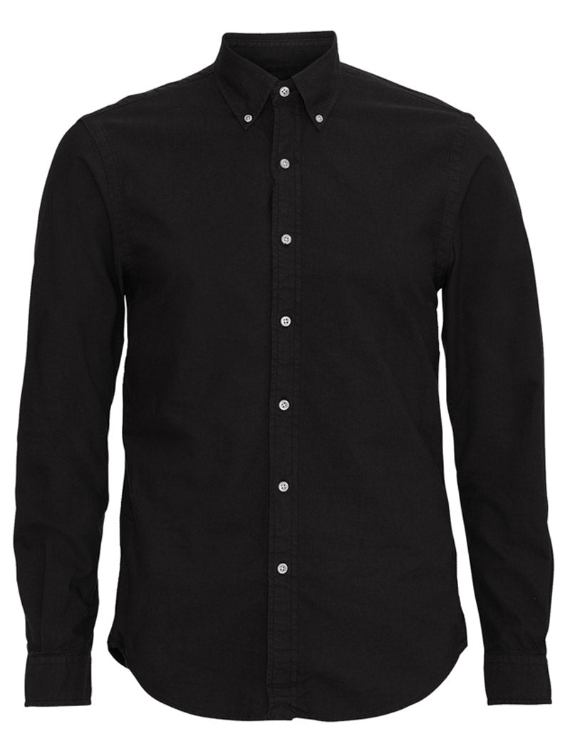 Colorful Standard Organic Button Down Shirt Black