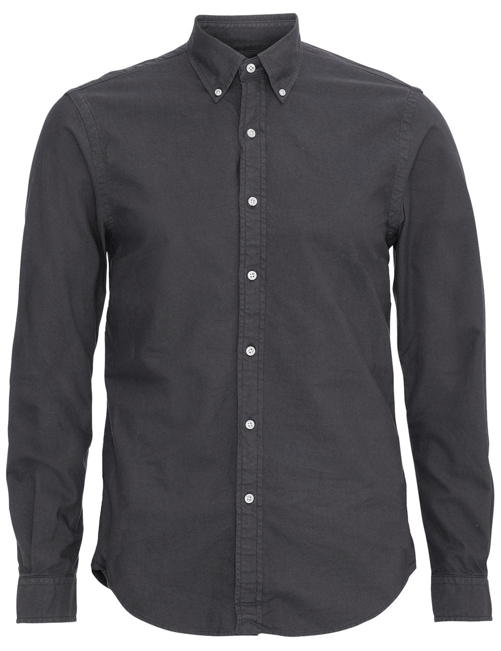 Colorful Standard Organic Button Down Shirt Lava Grey