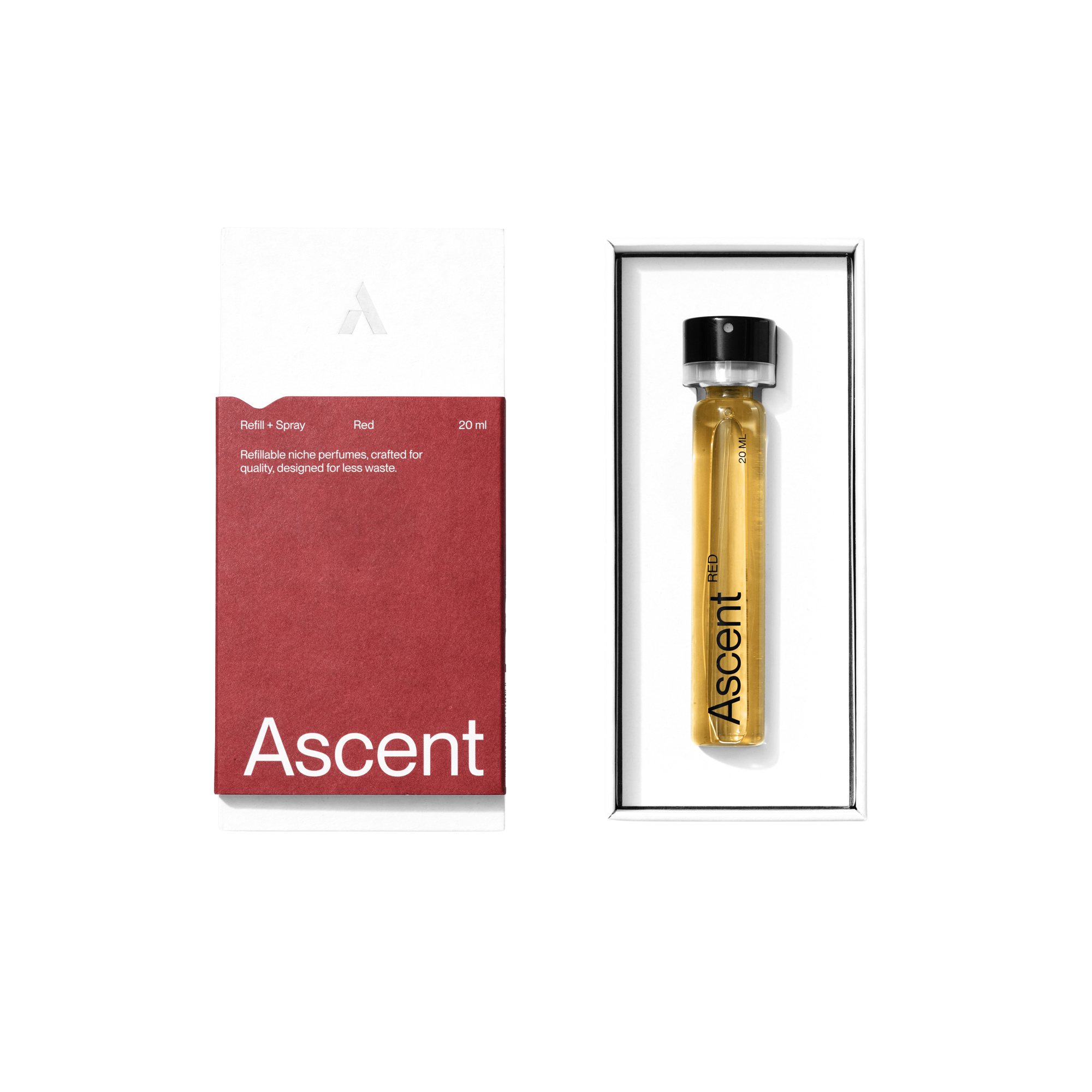 Ascent Red Parfum Refill Spray Unboxed
