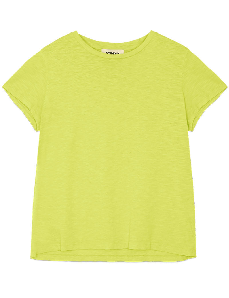 Ymc Day Slub Jersey T-Shirt Lime