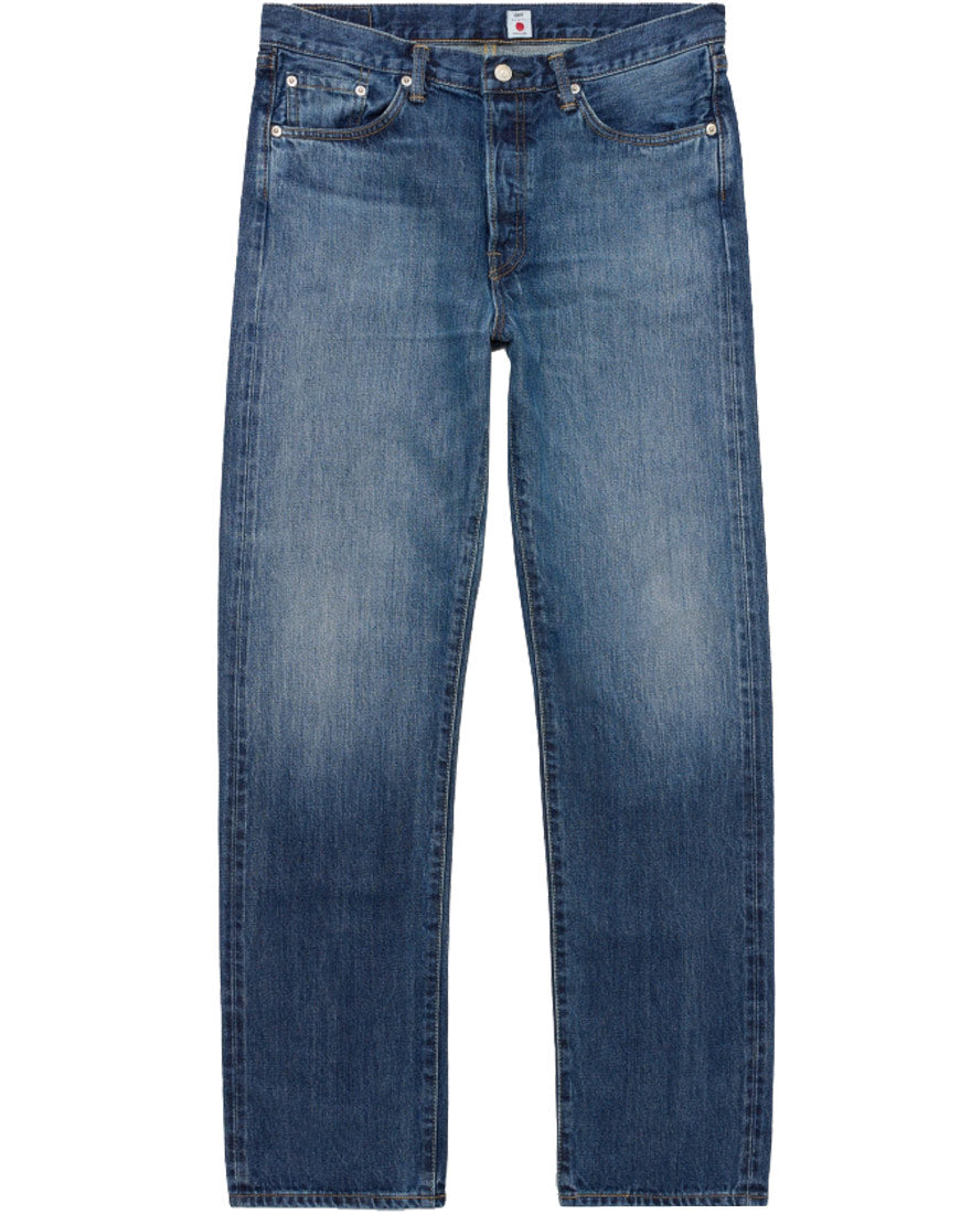 Edwin Regular Straight Jeans Blue Dark Used