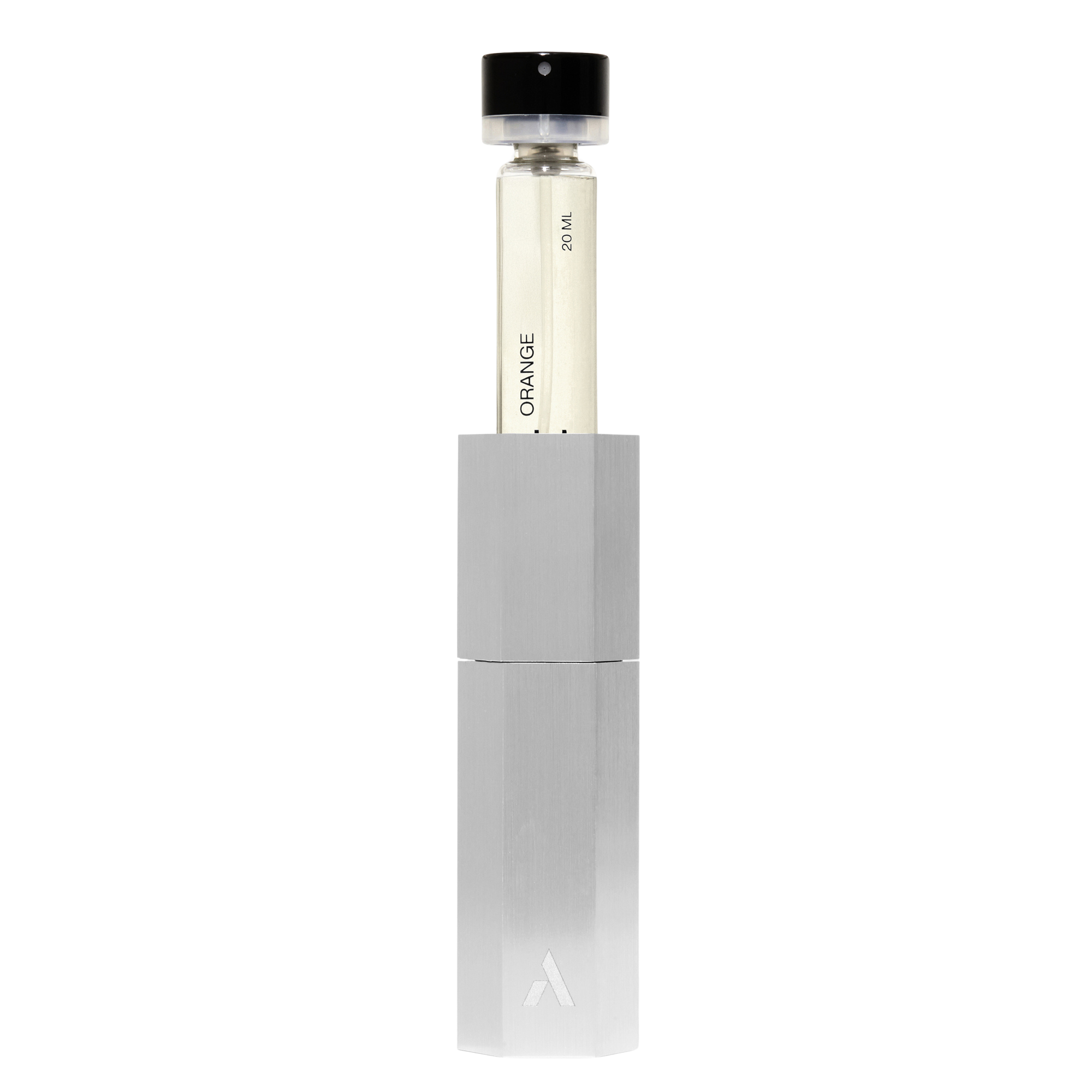 Ascent Orange Parfum Starter Kit Silver Case Fragrance in aluminium case