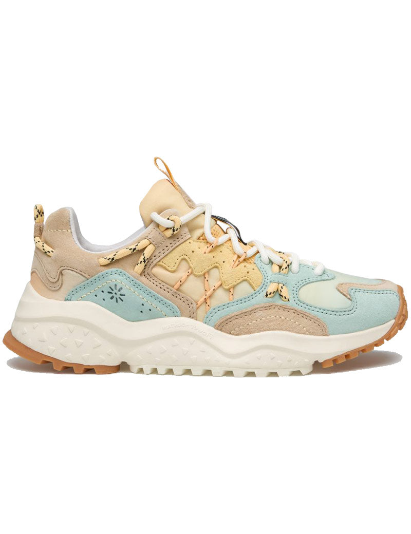 Flower Mountain Yamabushi women's trainers mentos, sand and pale yellow