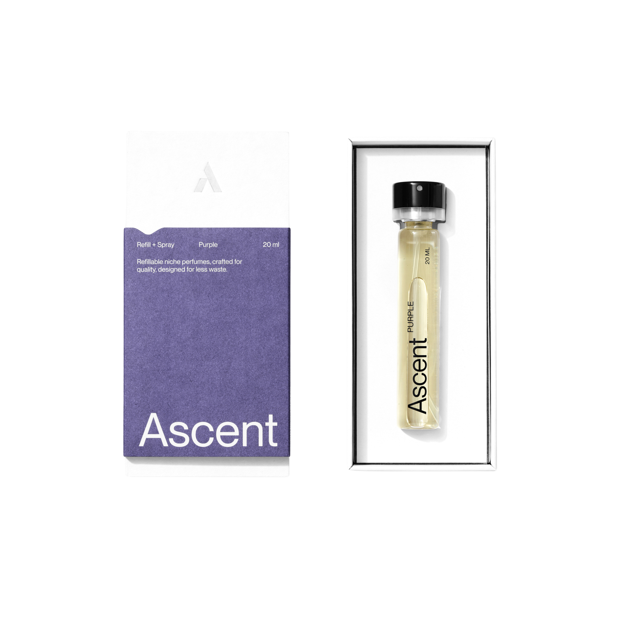 Ascent Purple Parfum Refill Spray Unboxed