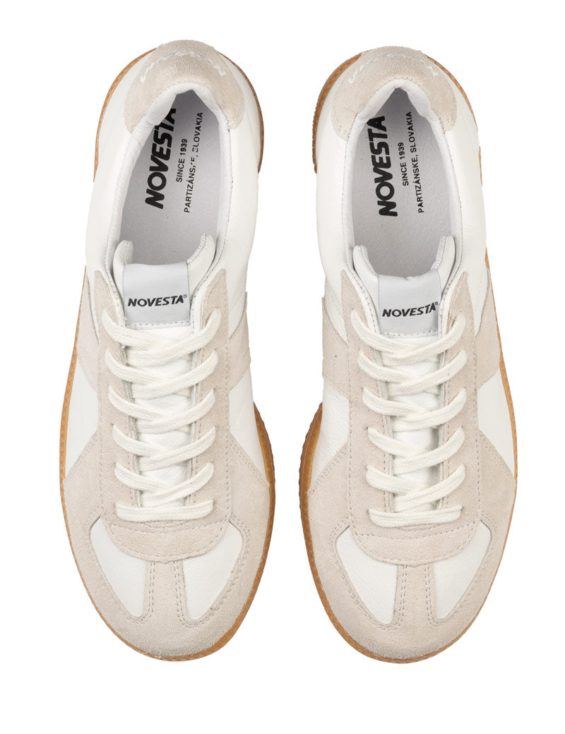 Novesta German Army Trainers White Transparent