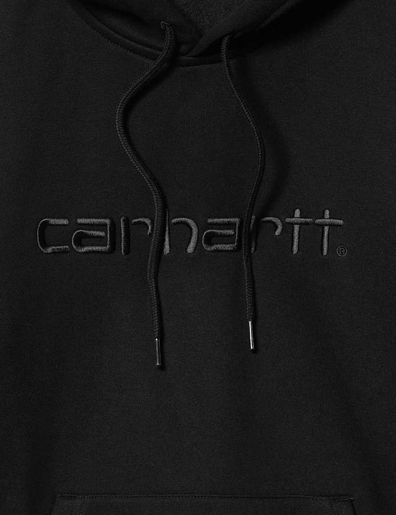 Carhartt Wip Hooded Sweat Black Black