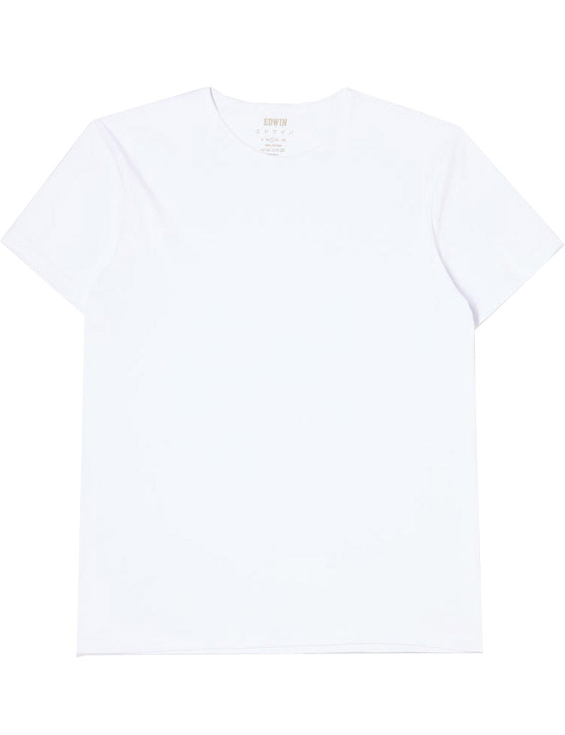 Edwin Double Pack Short Sleeve T-Shirts White