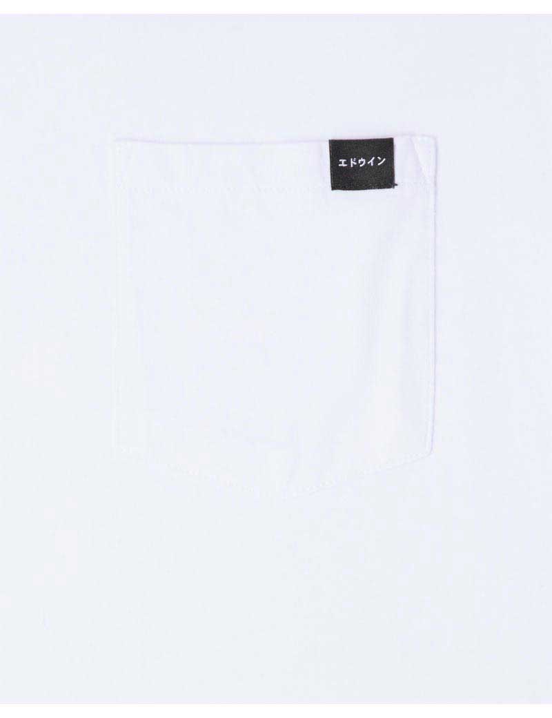 Edwin Cotton Pocket T-Shirt White