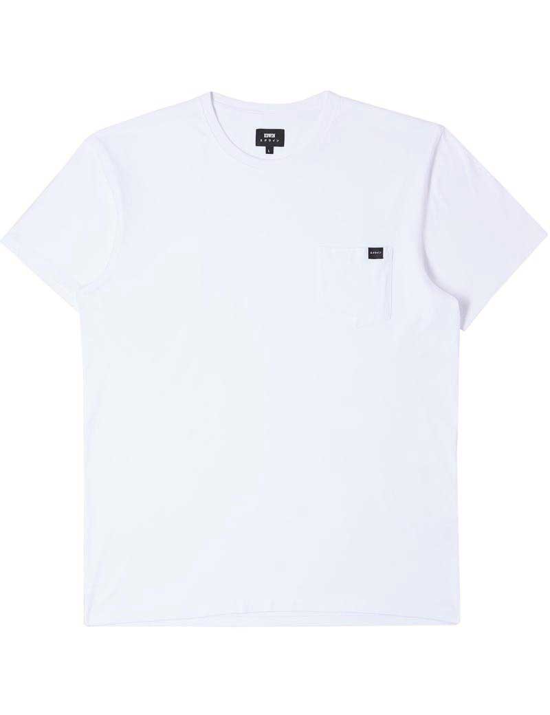 Edwin Cotton Pocket T-Shirt White