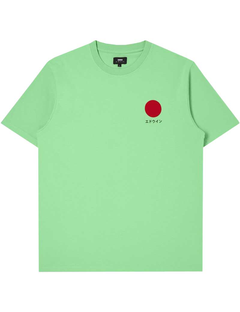 EDWIN JAPANESE SUN COTTON T-SHIRT SUMMER GREEN