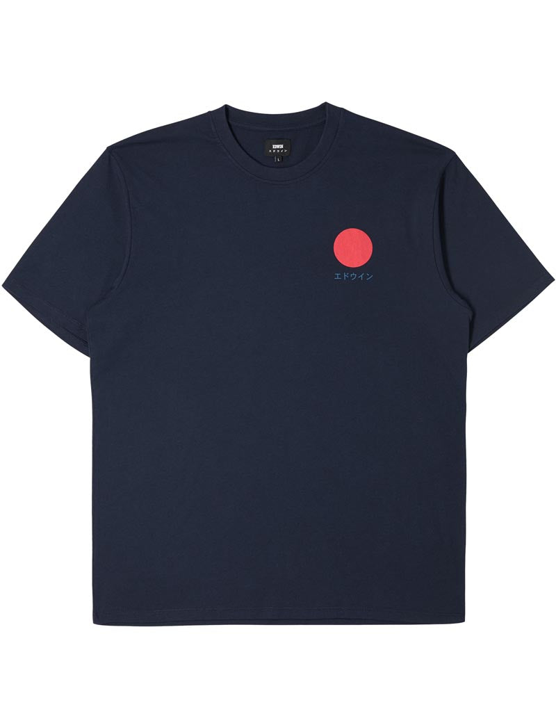 EDWIN JAPANESE SUN COTTON T-SHIRT NAVY BLAZER