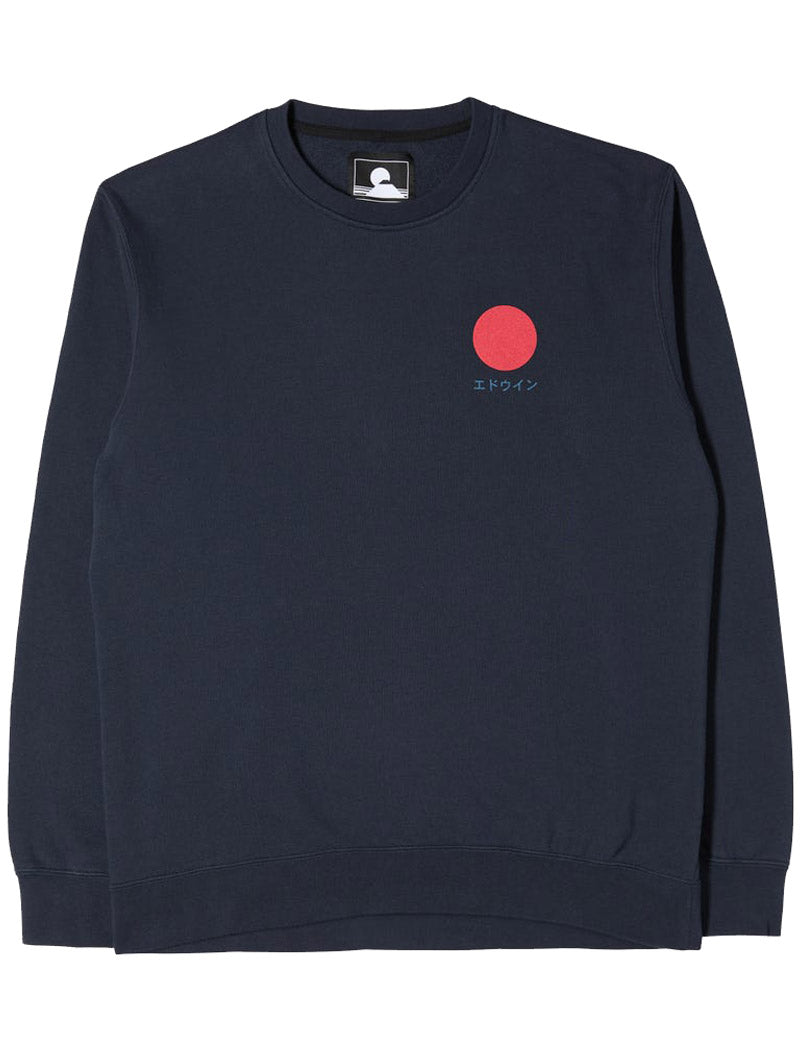 Edwin Japanese Sun Sweatshirt Navy Blazer