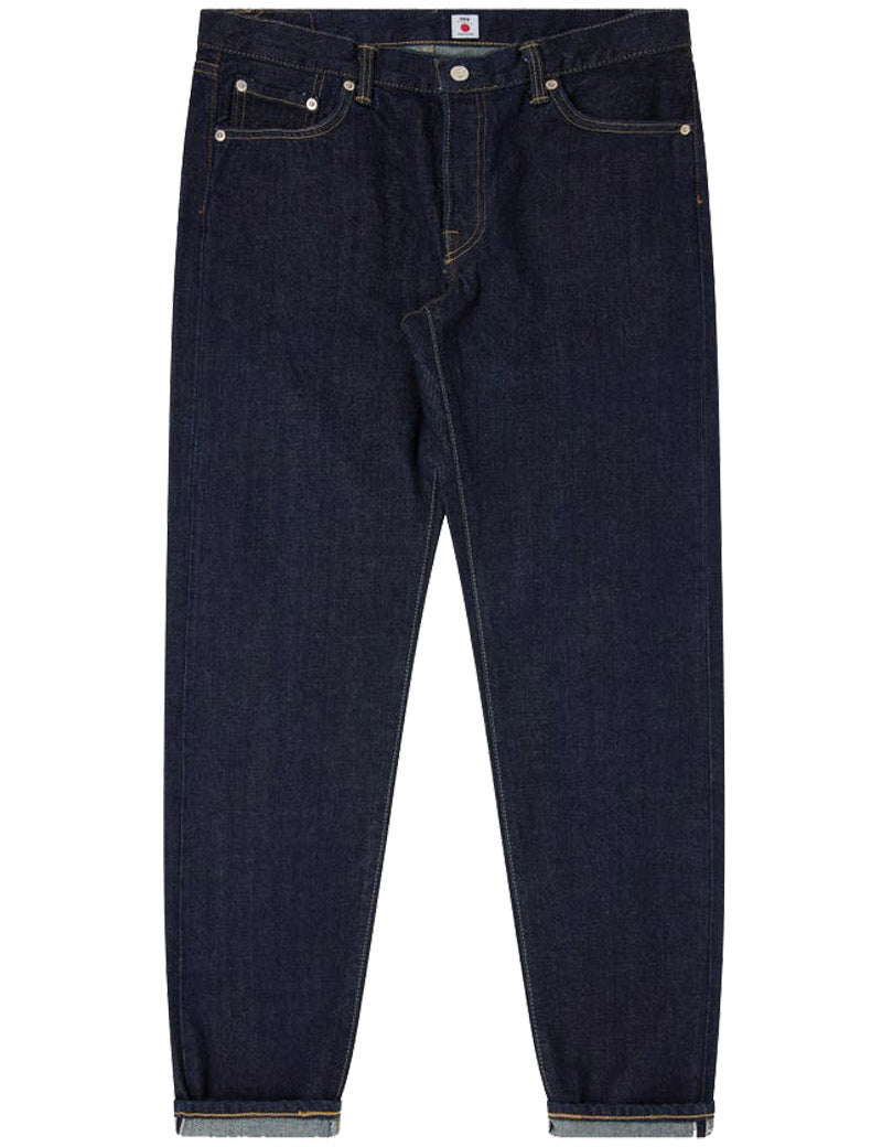 EDWIN REGULAR TAPERED KURABO RECYCLE SELVAGE JEANS BLUE RINSE