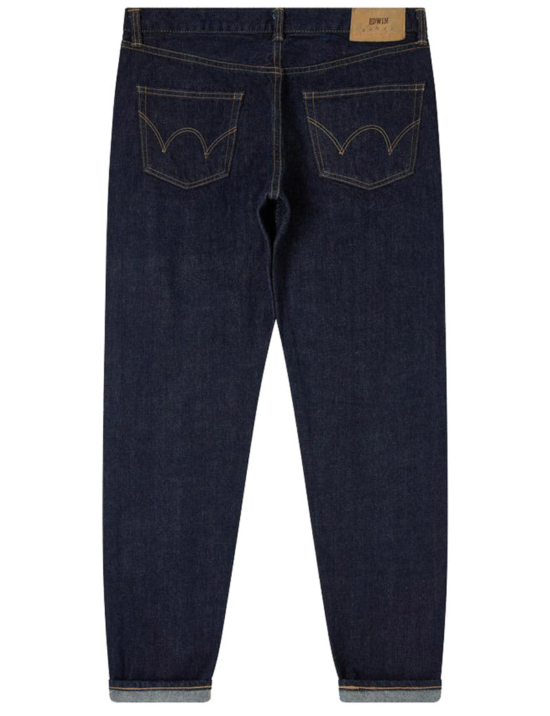 EDWIN REGULAR TAPERED KURABO RECYCLE SELVAGE JEANS BLUE RINSE